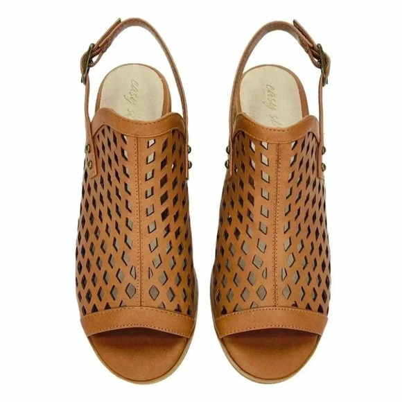 Easy Street Erin Tan Burnish Women's Sandals - Picture 5 of 13